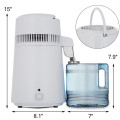 Medical Portable distiller 4L Filter Purifier Distilled Purify Pure Dew